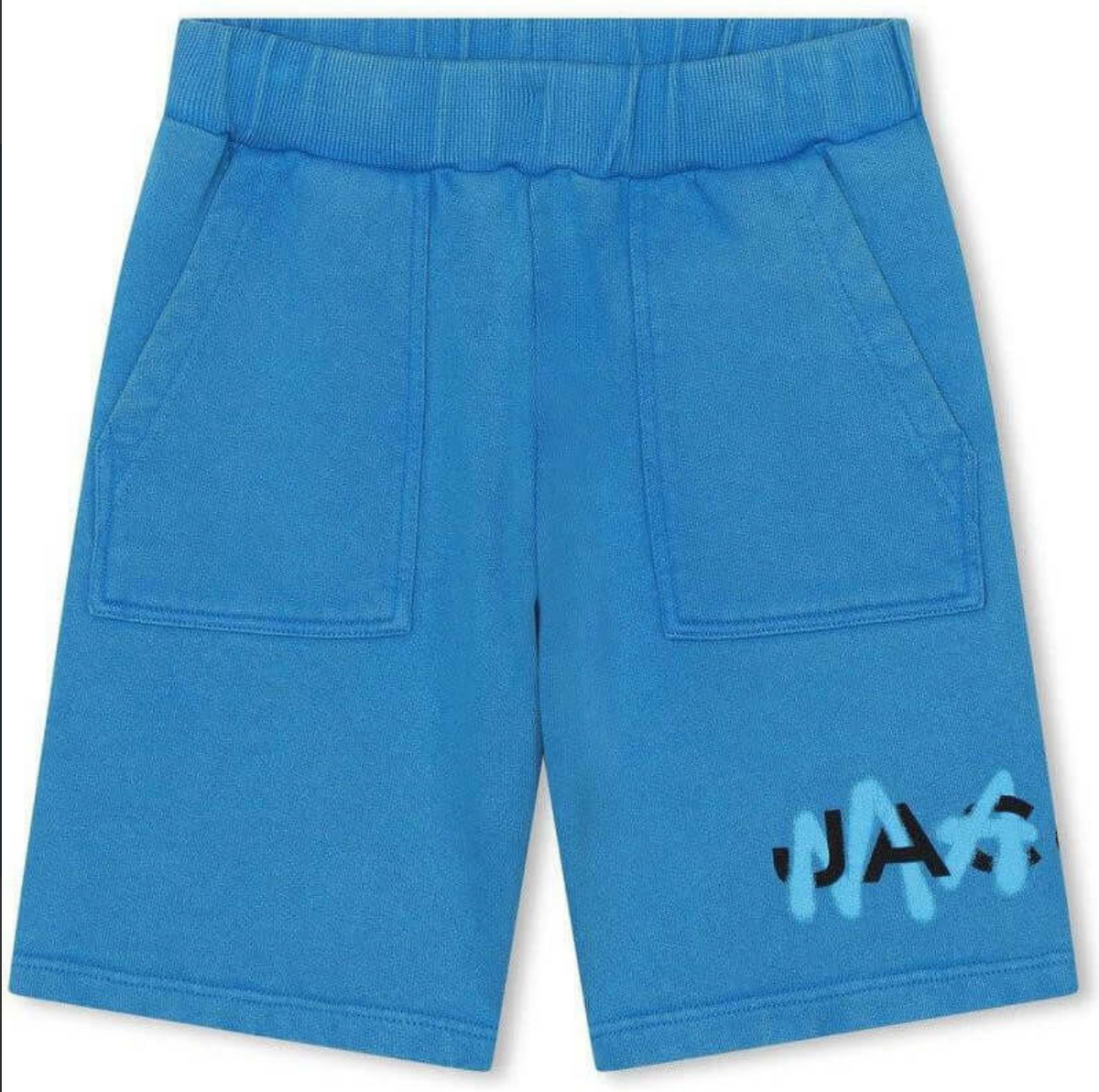Marc Jacobs Boys Blue Graffiti Logo Shorts