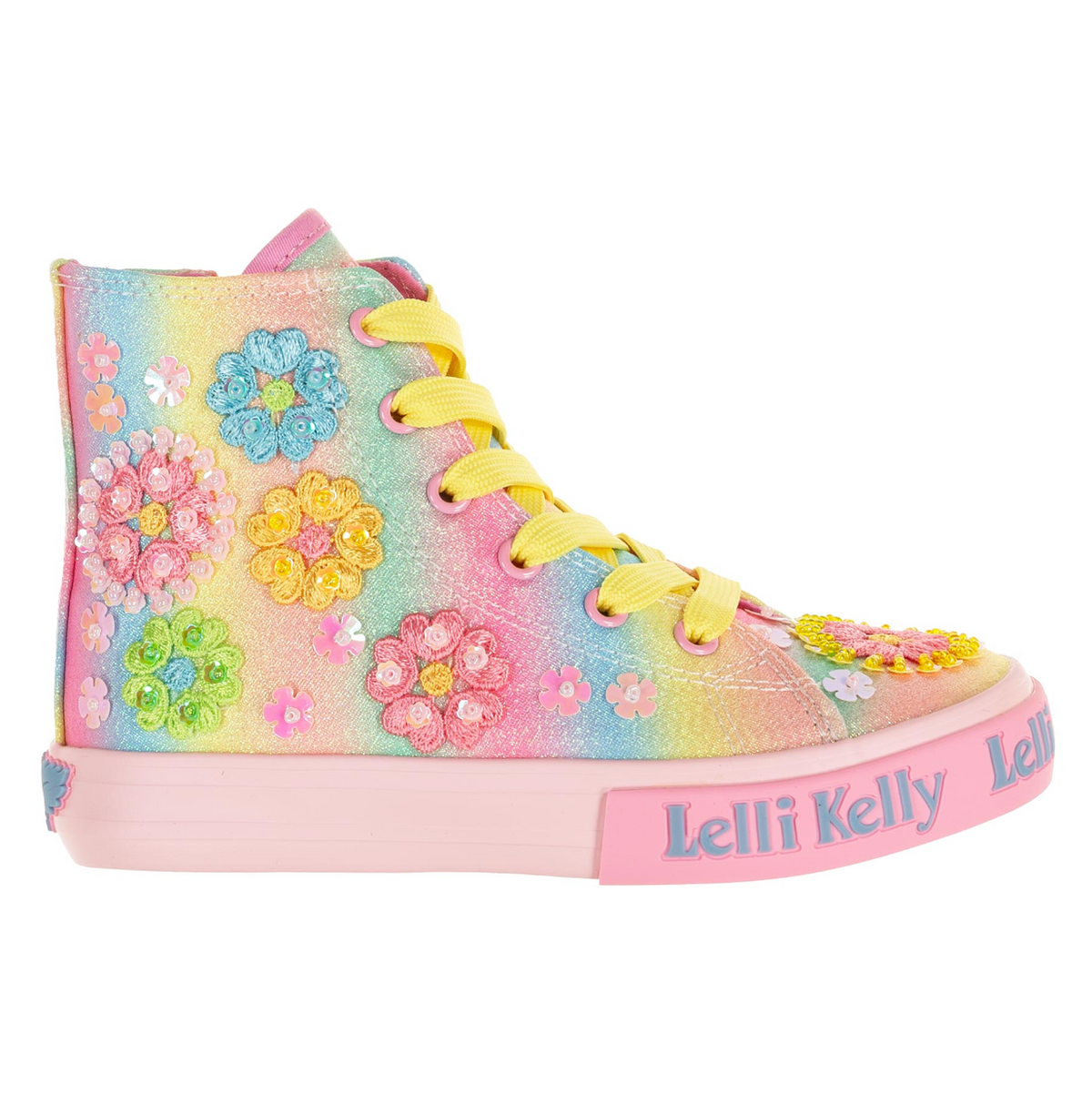 Lelli Kelly Rainbow Flower High Tops