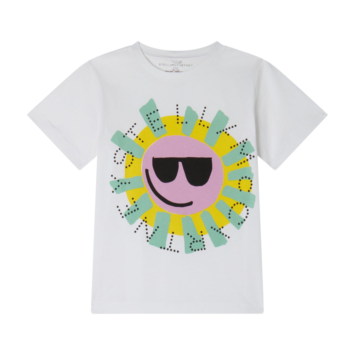 Stella McCartney Girls White Sun T-Shirt