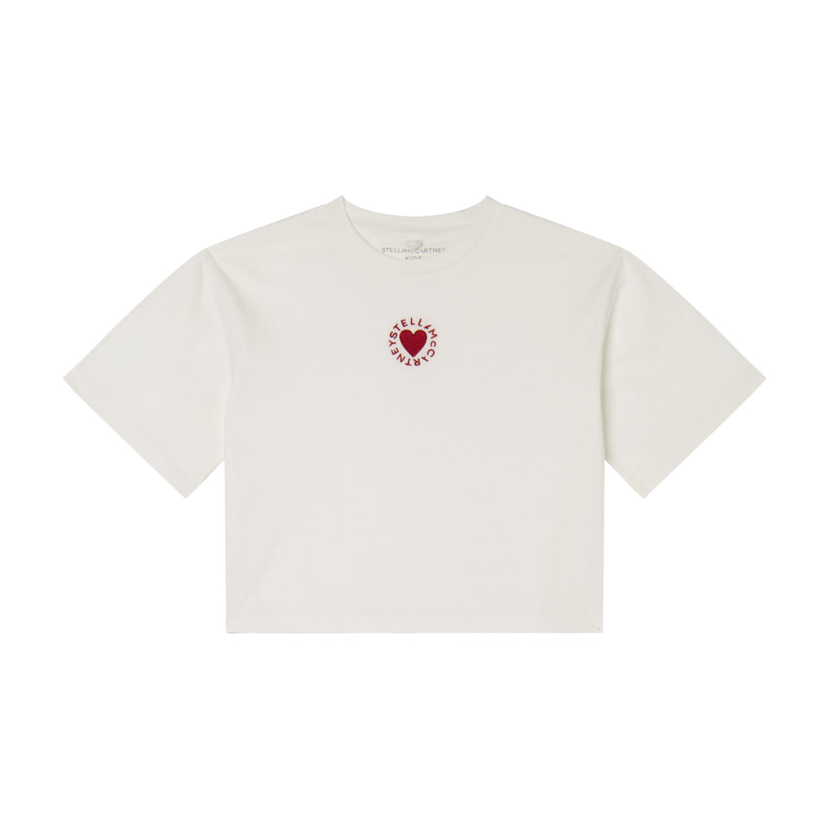 Stella McCartney Girls White Heart T-Shirt