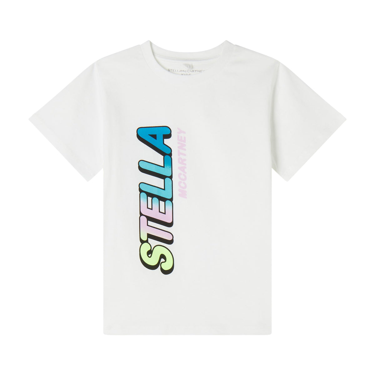 Stella McCartney Girls White Side Logo T-Shirt