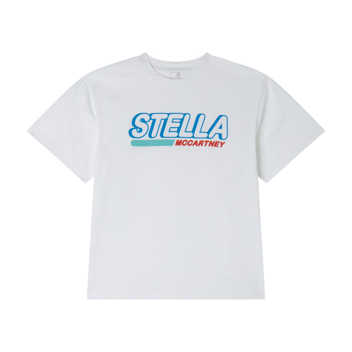 Stella McCartney Boys White Outline Logo T-Shirt