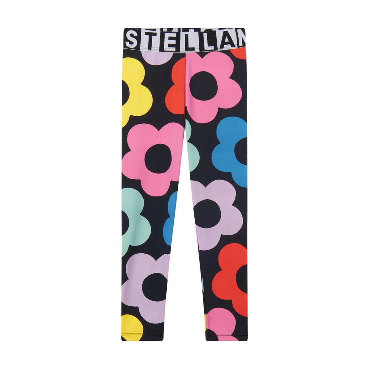 Stella McCartney Black Flower Leggings