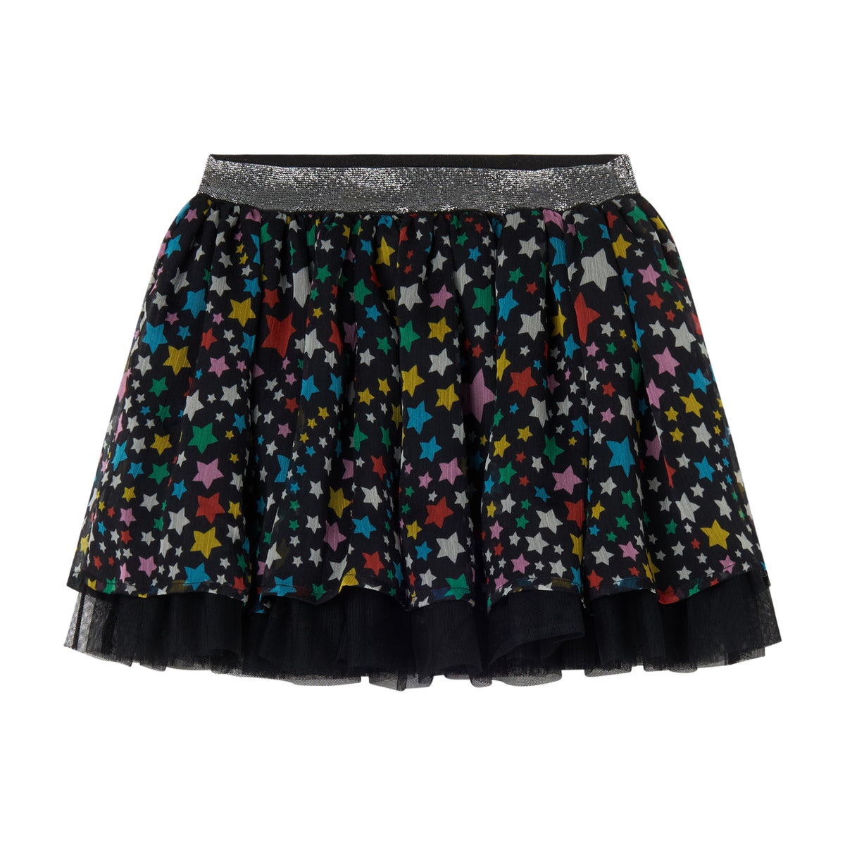 Stella McCartney Black Star Tulle Skirt