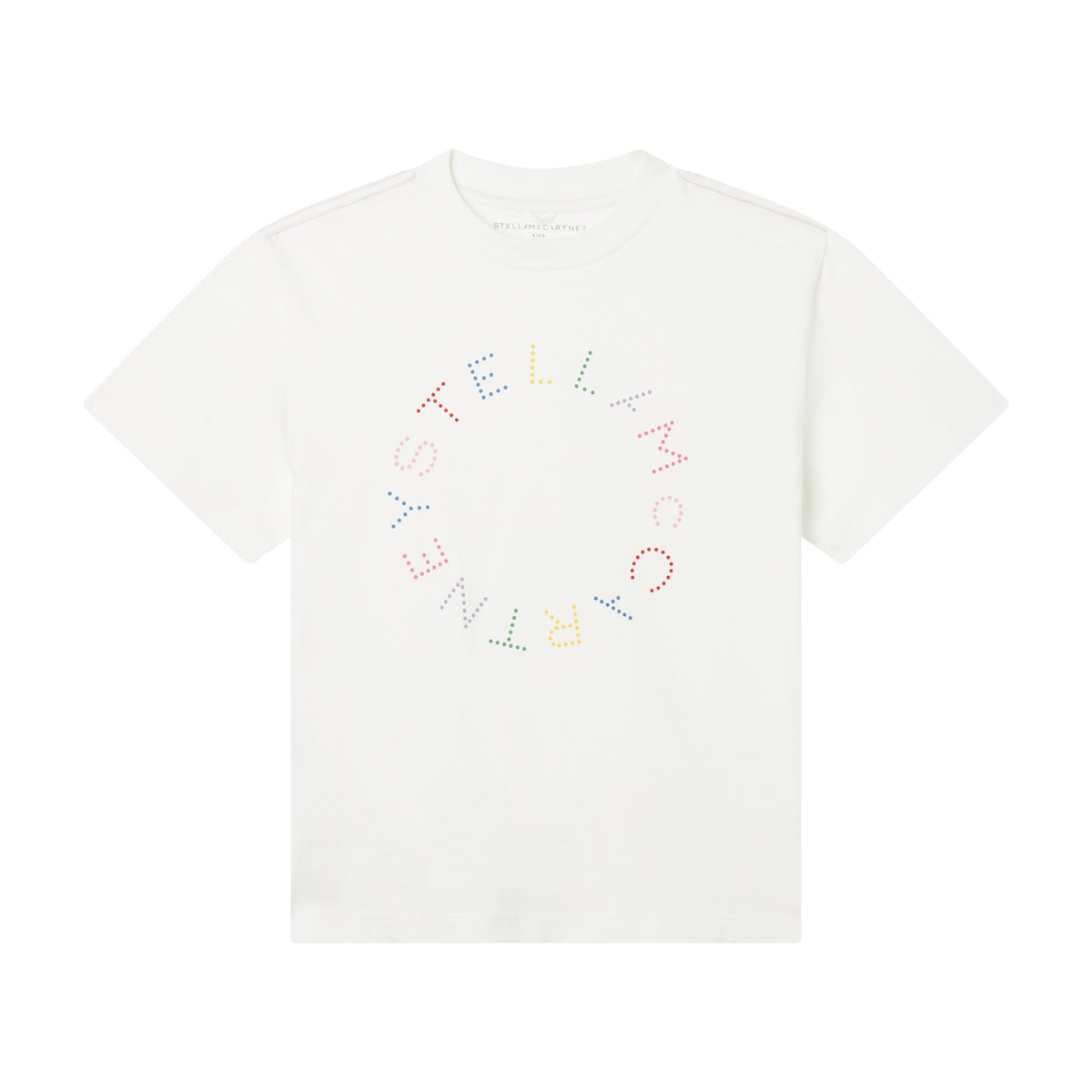 Stella McCartney White Circle Logo T-Shirt