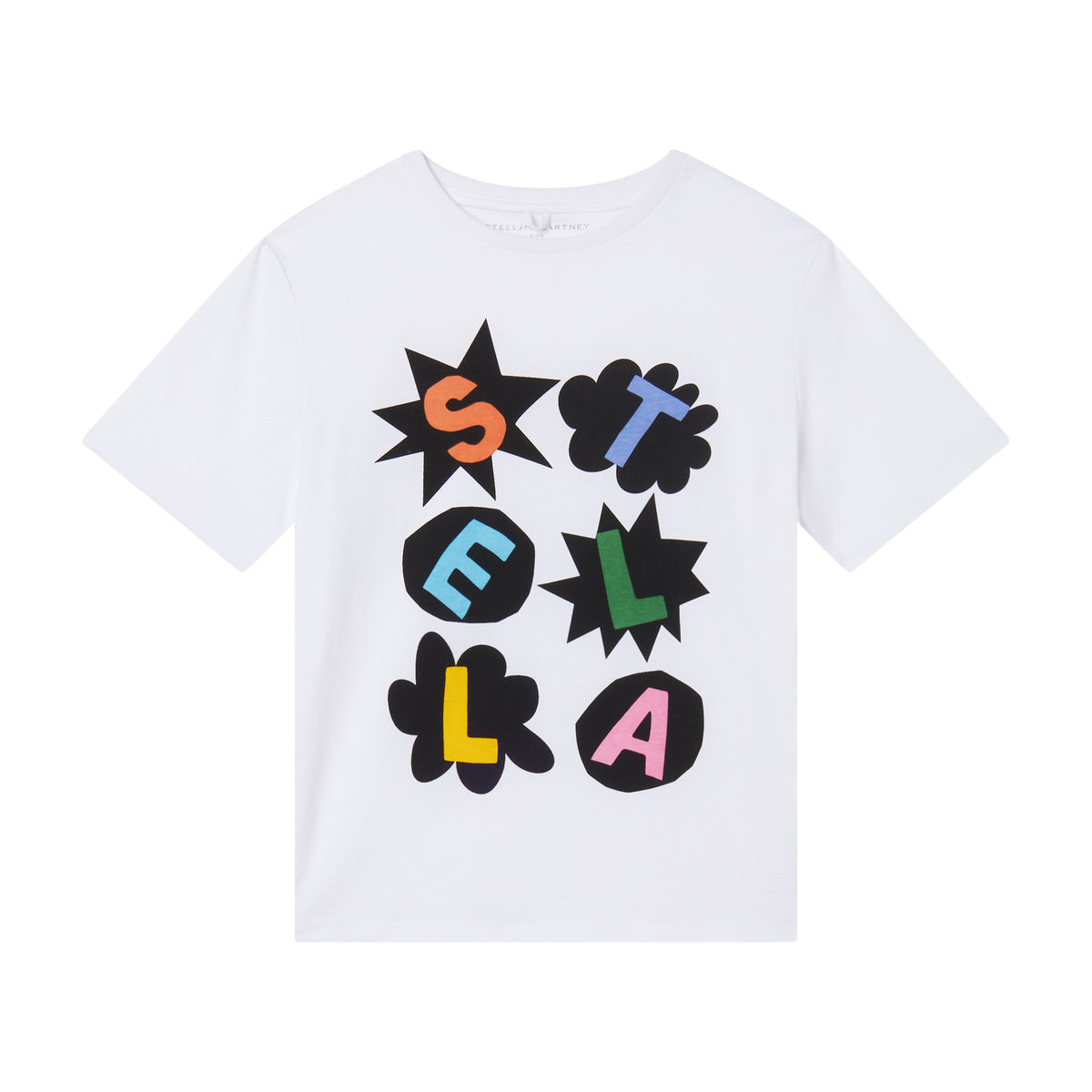 Stella McCartney White Letter Logo T-Shirt