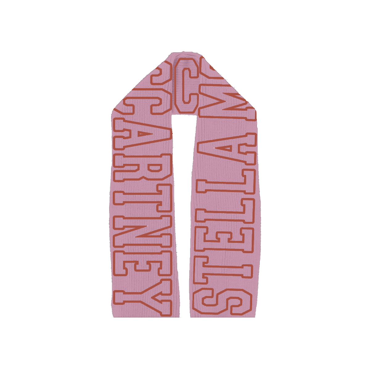 Stella McCartney Girls Pink Knit Scarf