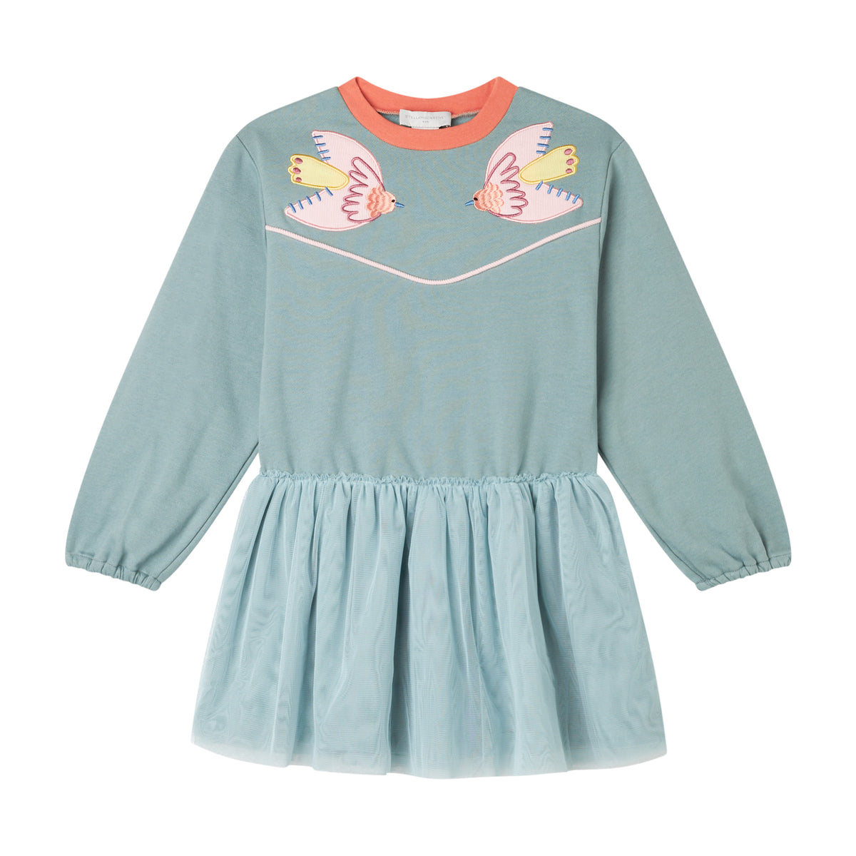 Stella McCartney Girls Blue Bird Dress