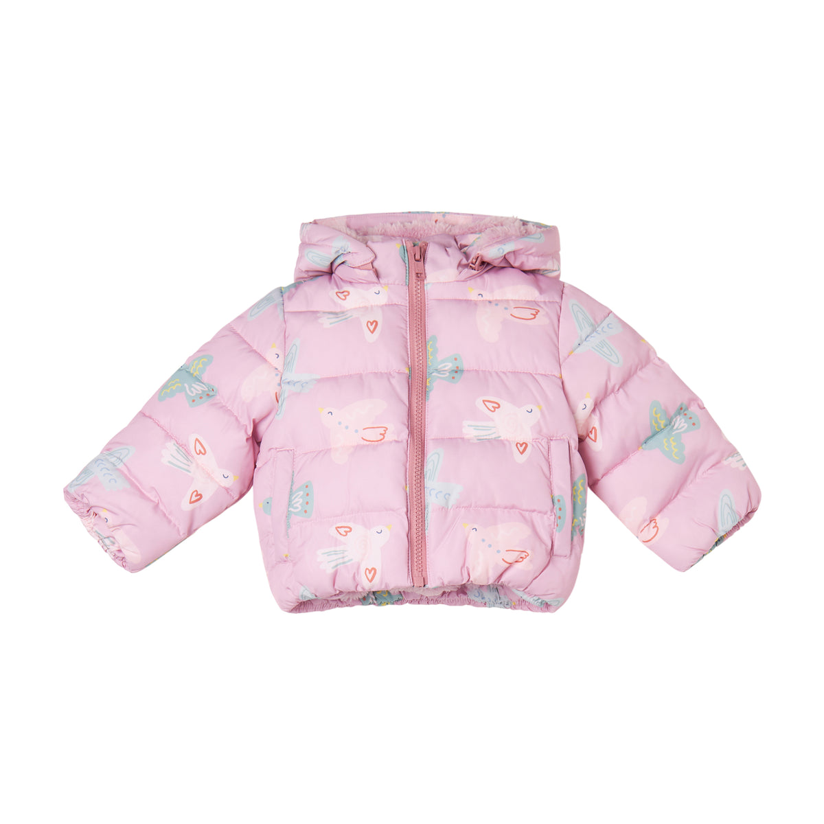 Stella McCartney Baby Lilac Bird Coat
