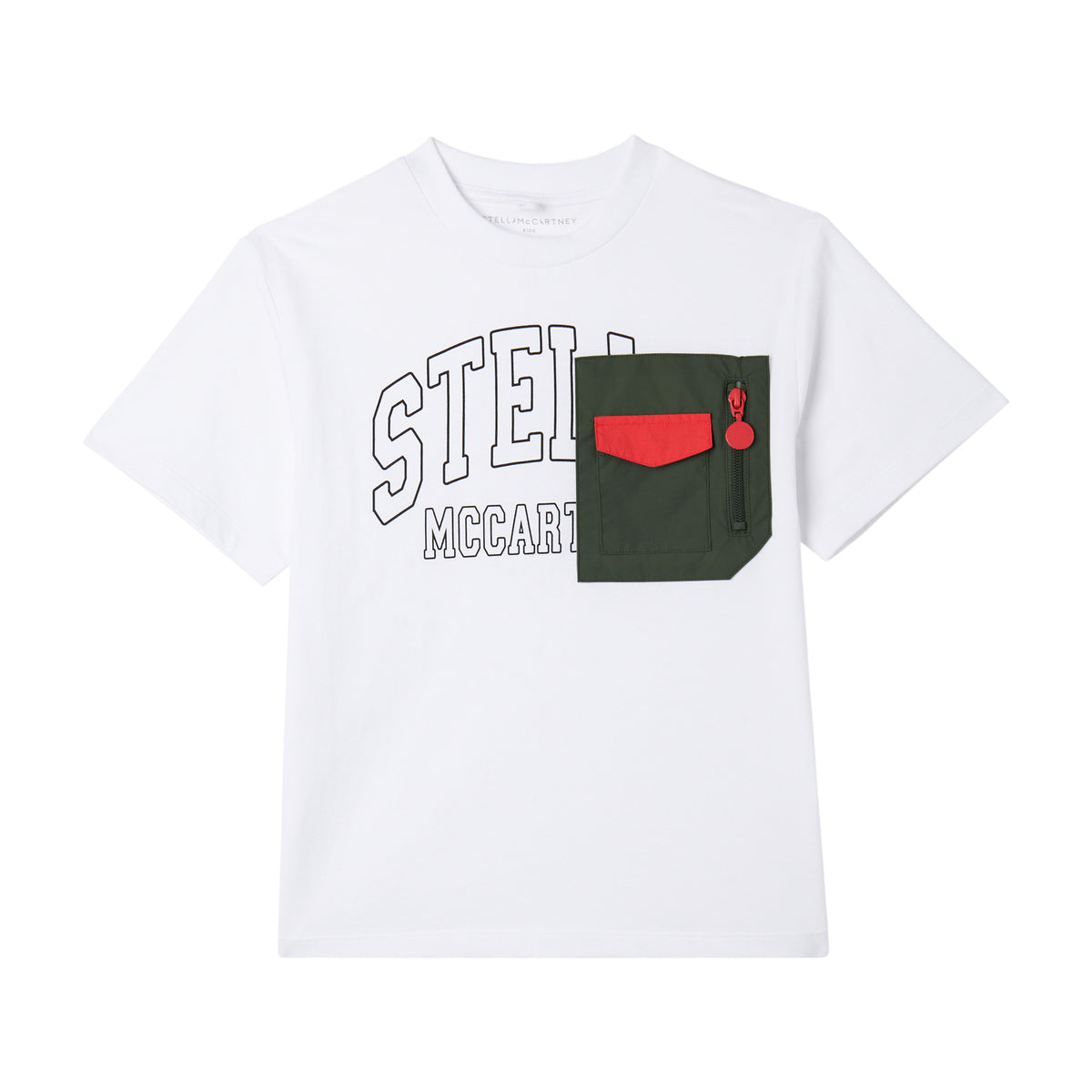 Stella McCartney Boys White Pocket T-Shirt