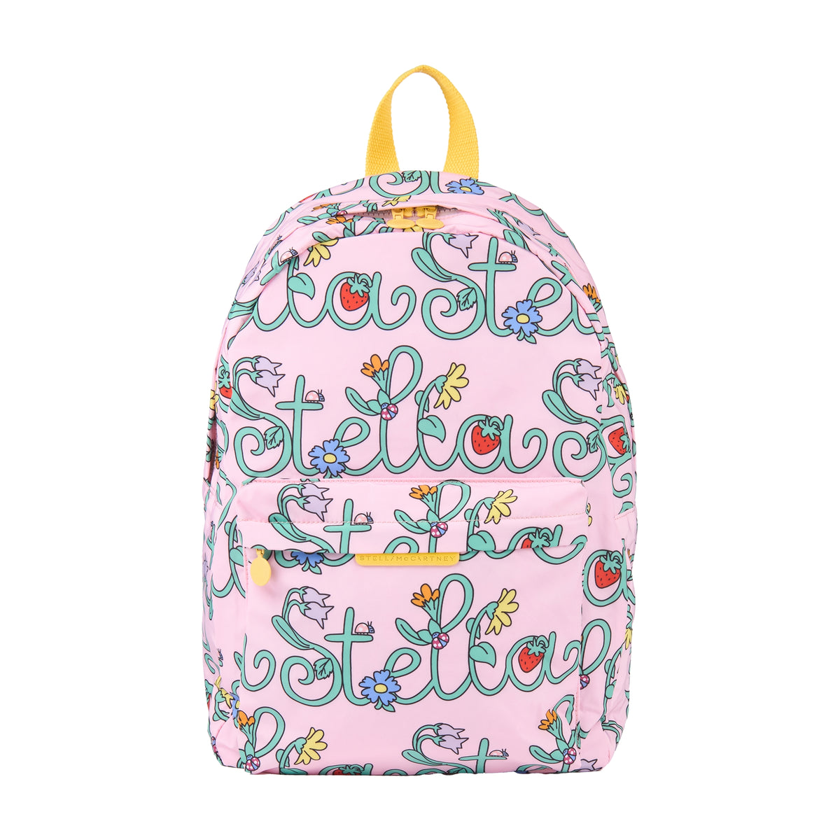 Stella McCartney Girls Pink Logo Backpack