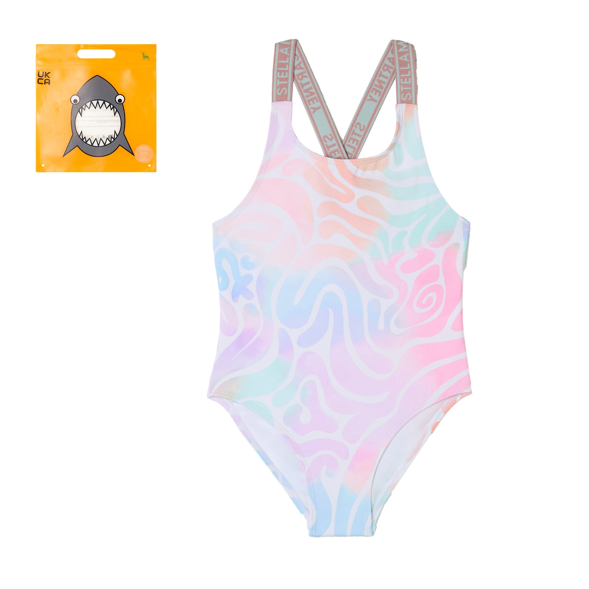Stella McCartney Girls Multi Print Swimsuit