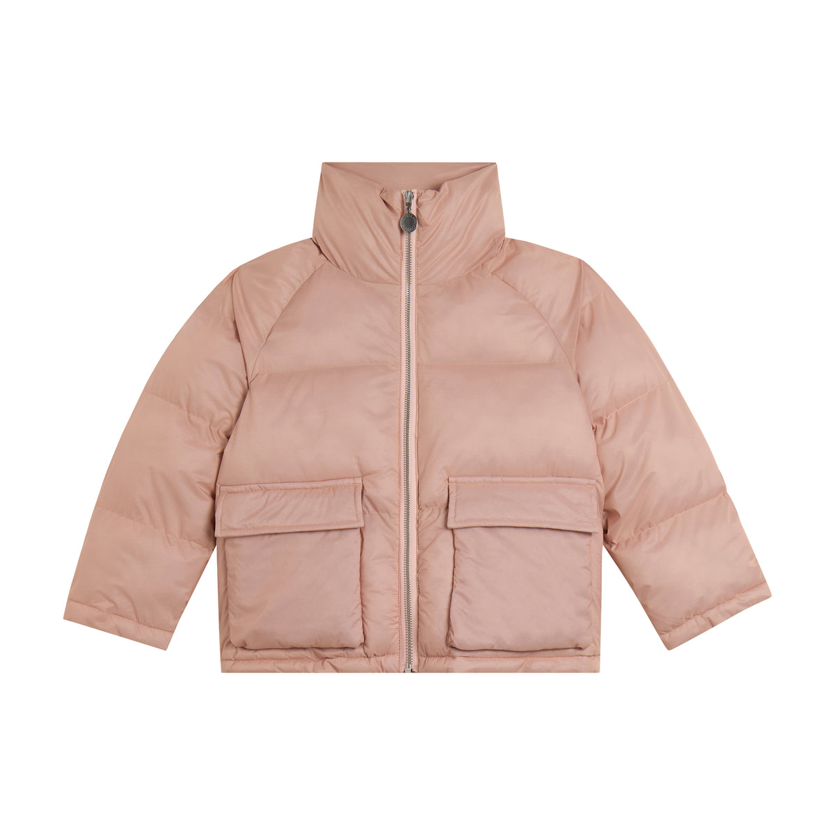 Stella McCartney Girls Pink Puffer Jacket