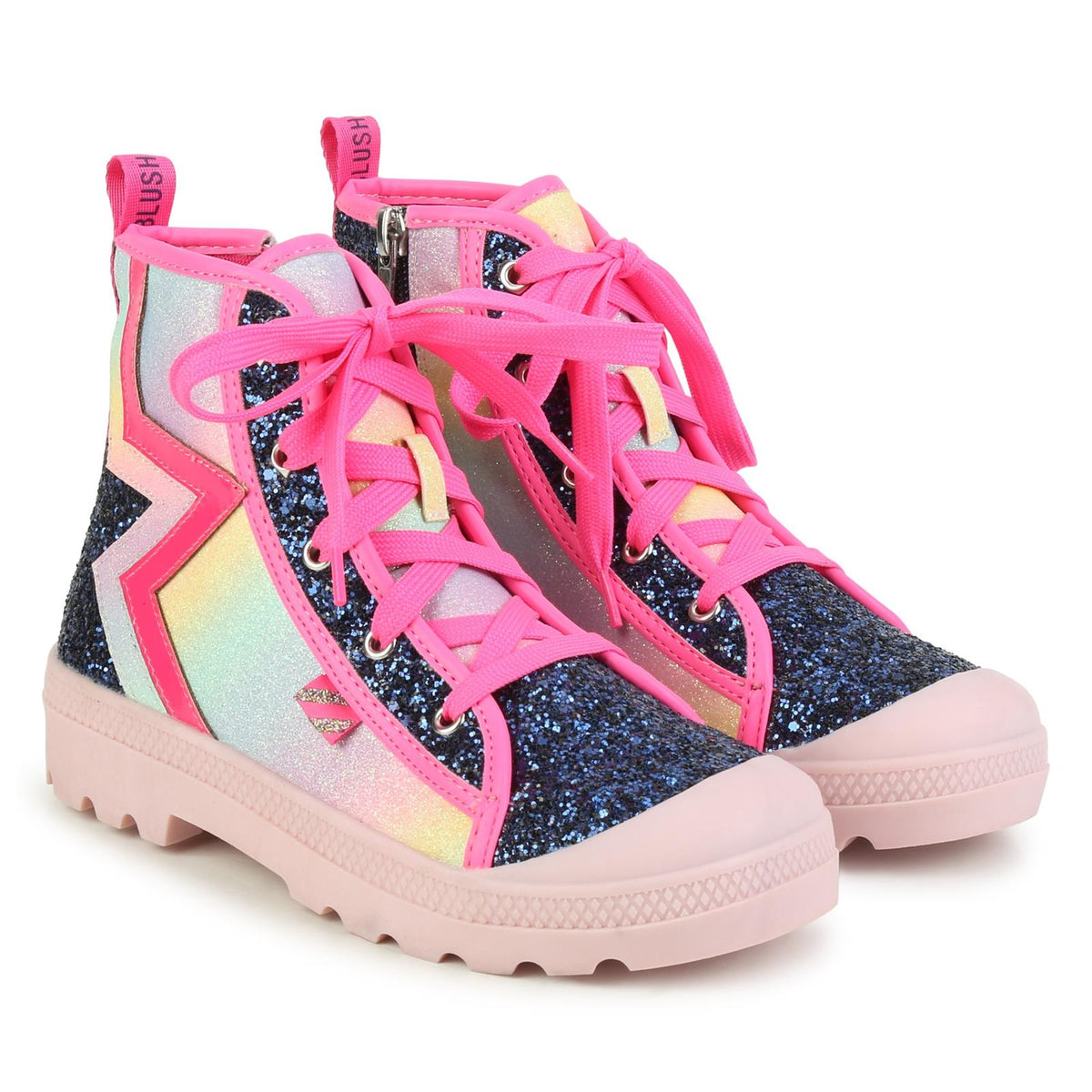 Billieblush Glitter & Star Ankle Boots