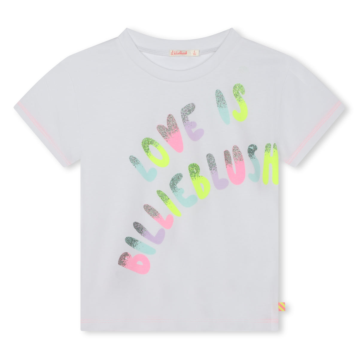Billieblush Girls White Love Is T-Shirt