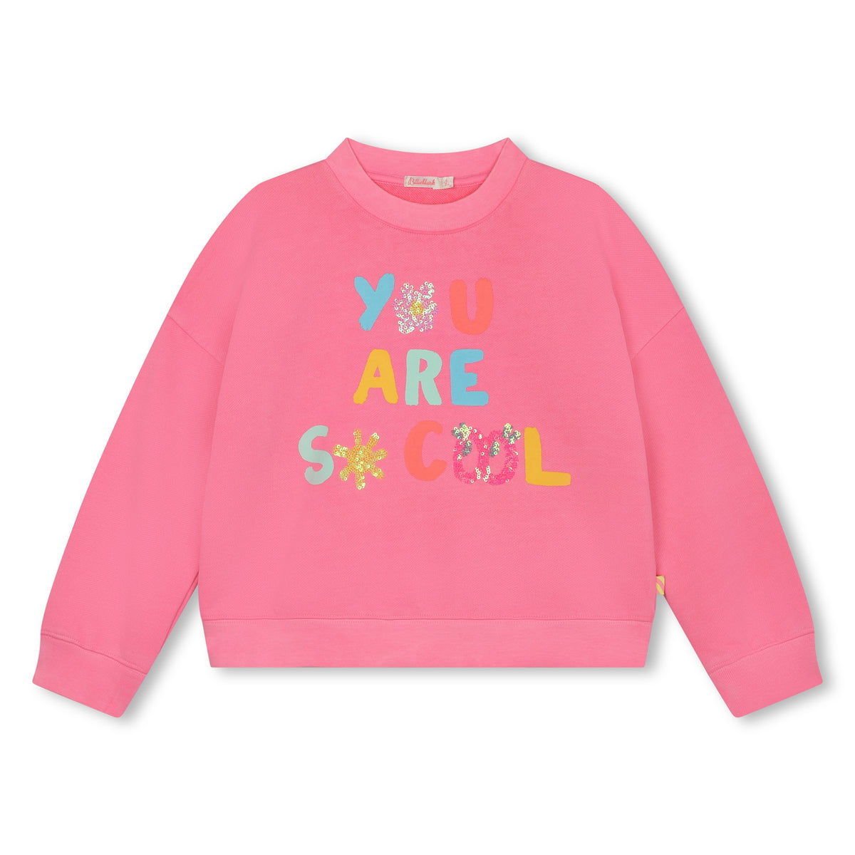 Billieblush Girls Pink Cool Sweatshirt