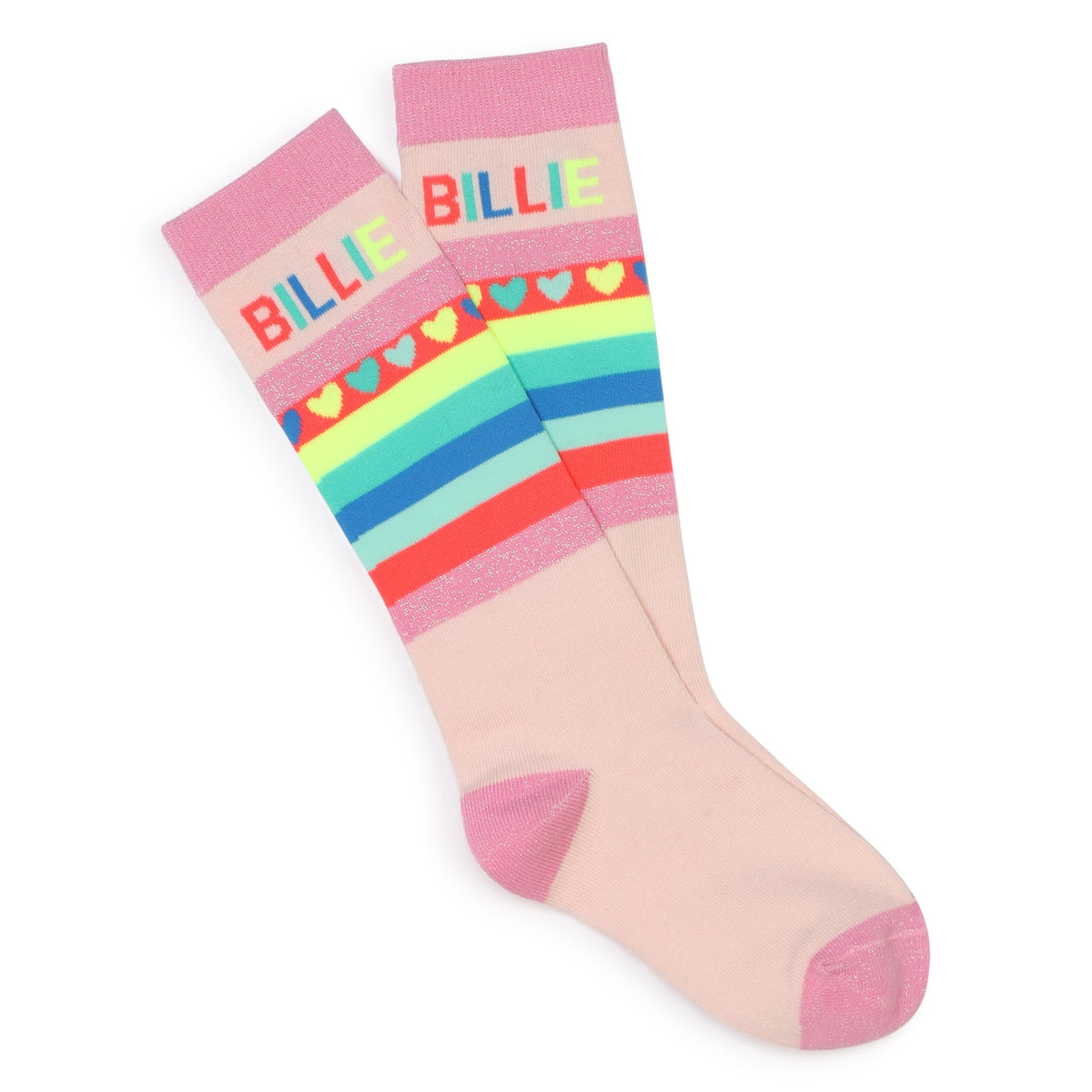 Billieblush Girls Pink Knee High Socks