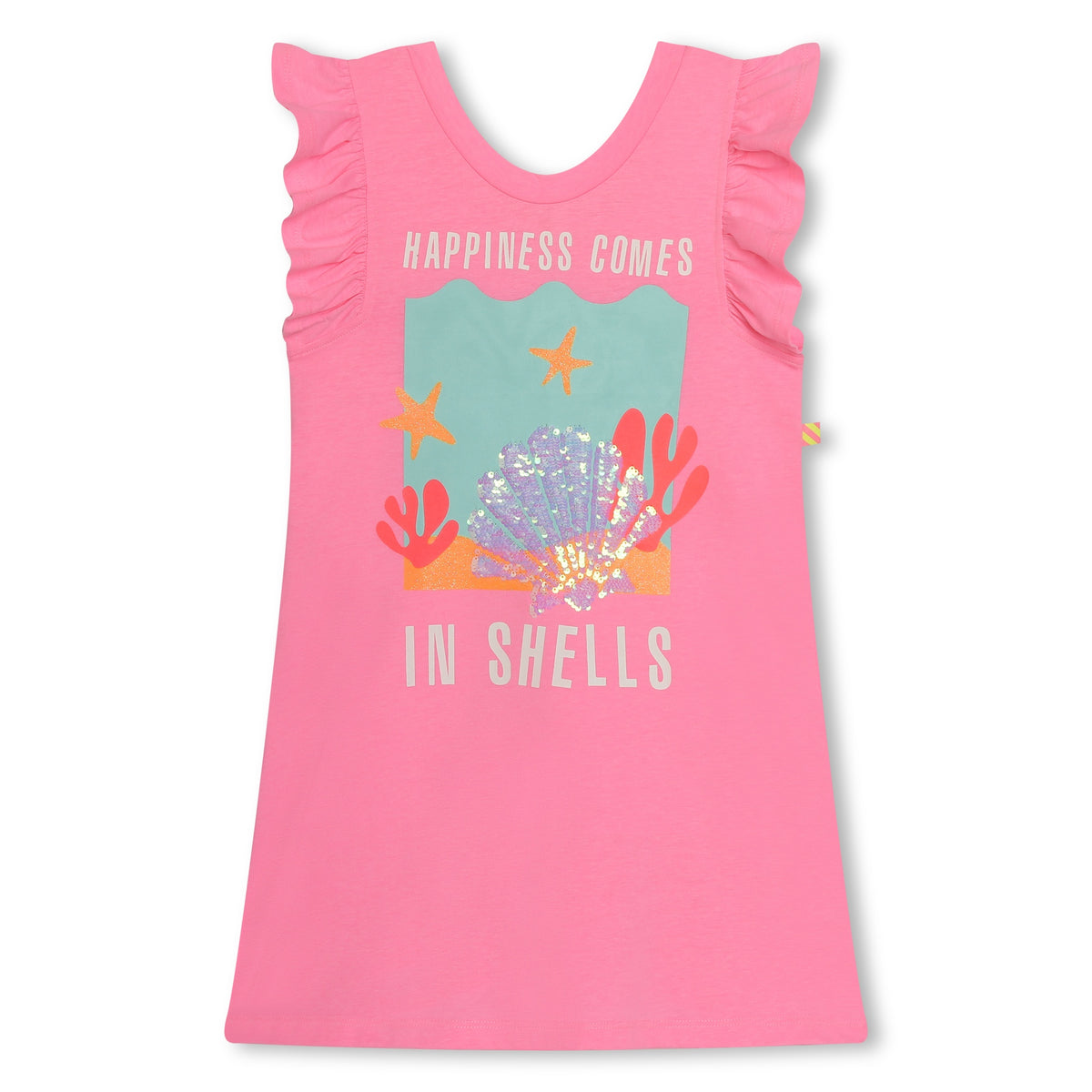 Billieblush Girls Pink Shells Dress