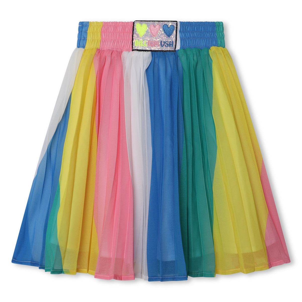 Billieblush Girls Rainbow Pleated Skirt