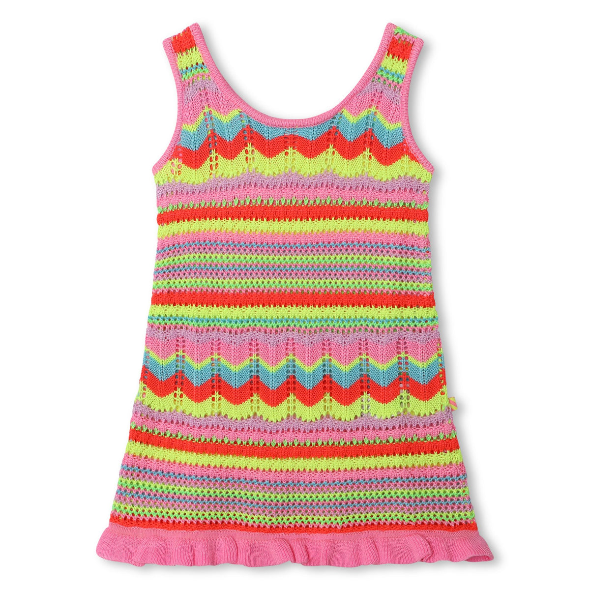 Billieblush Girls Multi Crochet Dress