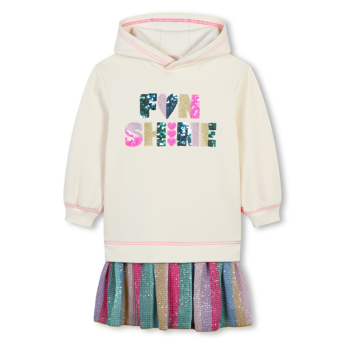 Billieblush Girls Hooded Fun Shine Dress