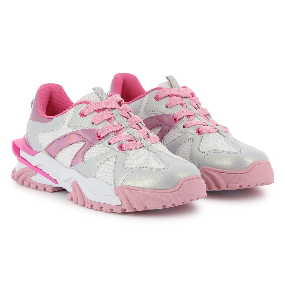 Billieblush Girls Pink Metallic Trainers