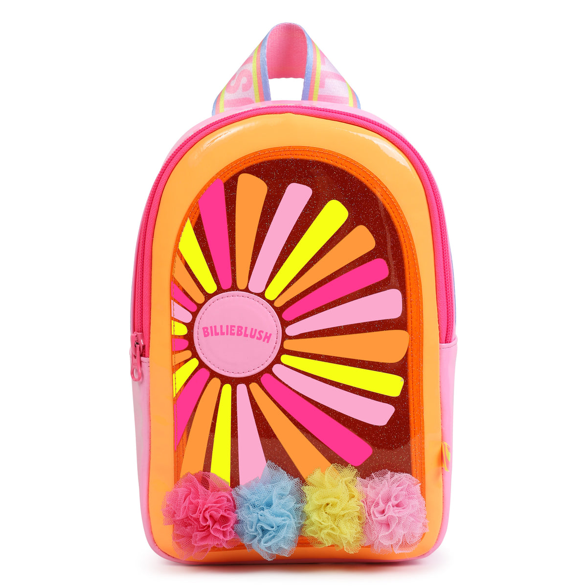 Billieblush Girls Multi Pom Pom Backpack