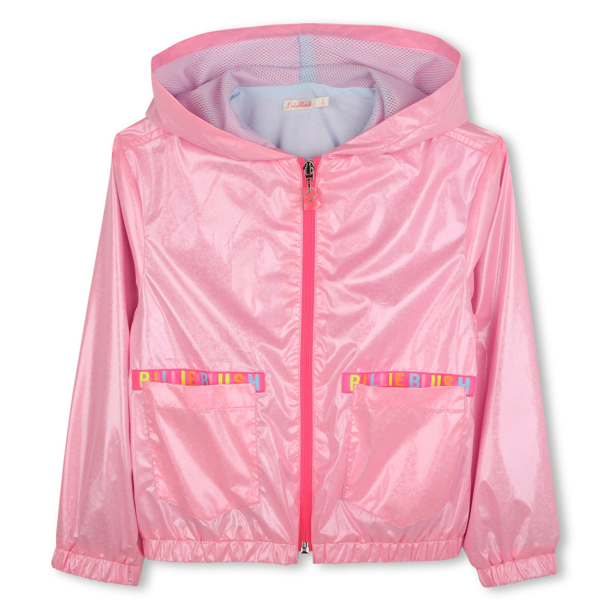 Billieblush Girls Pink Branded Windbreaker