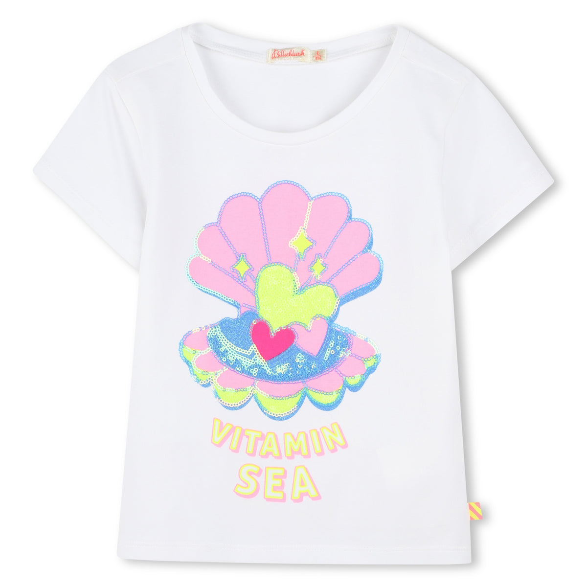 Billieblush Girls White Shell T-Shirt