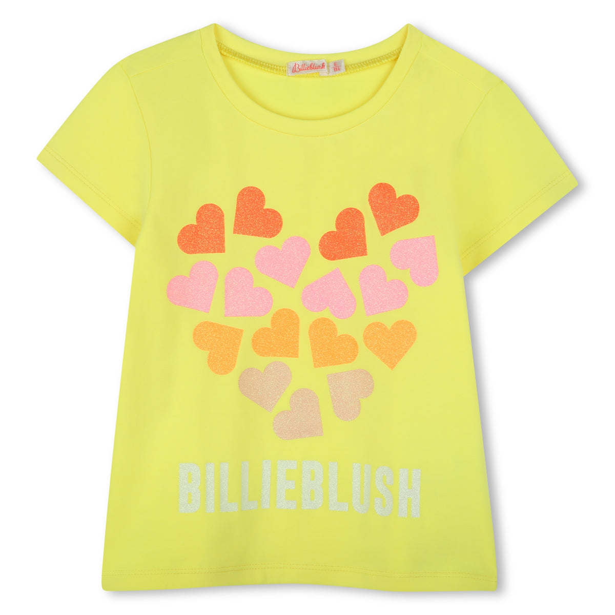 Billieblush Girls Yellow Heart T-Shirt