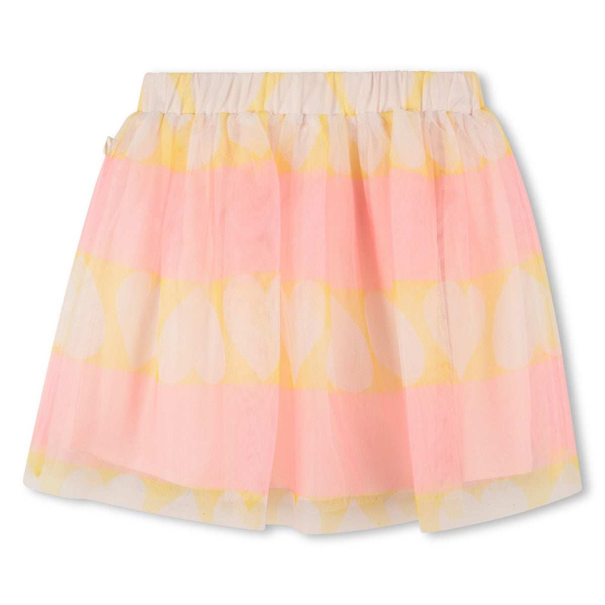 Billieblush Girls Pink/Yellow Heart Skirt