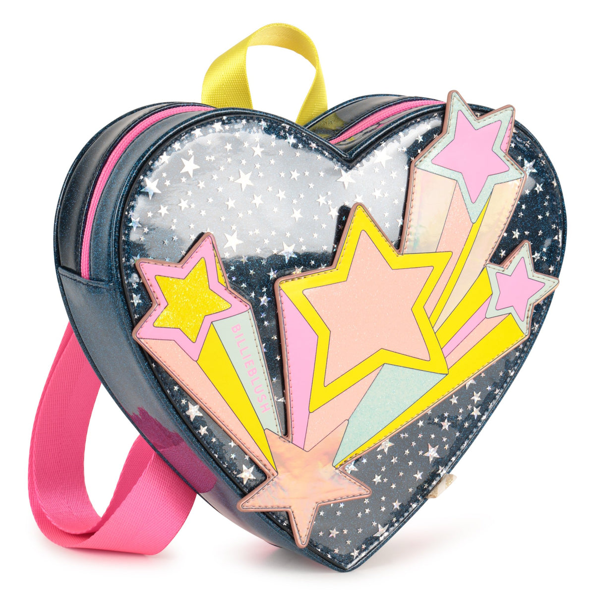Billieblush Girls Navy Heart Backpack