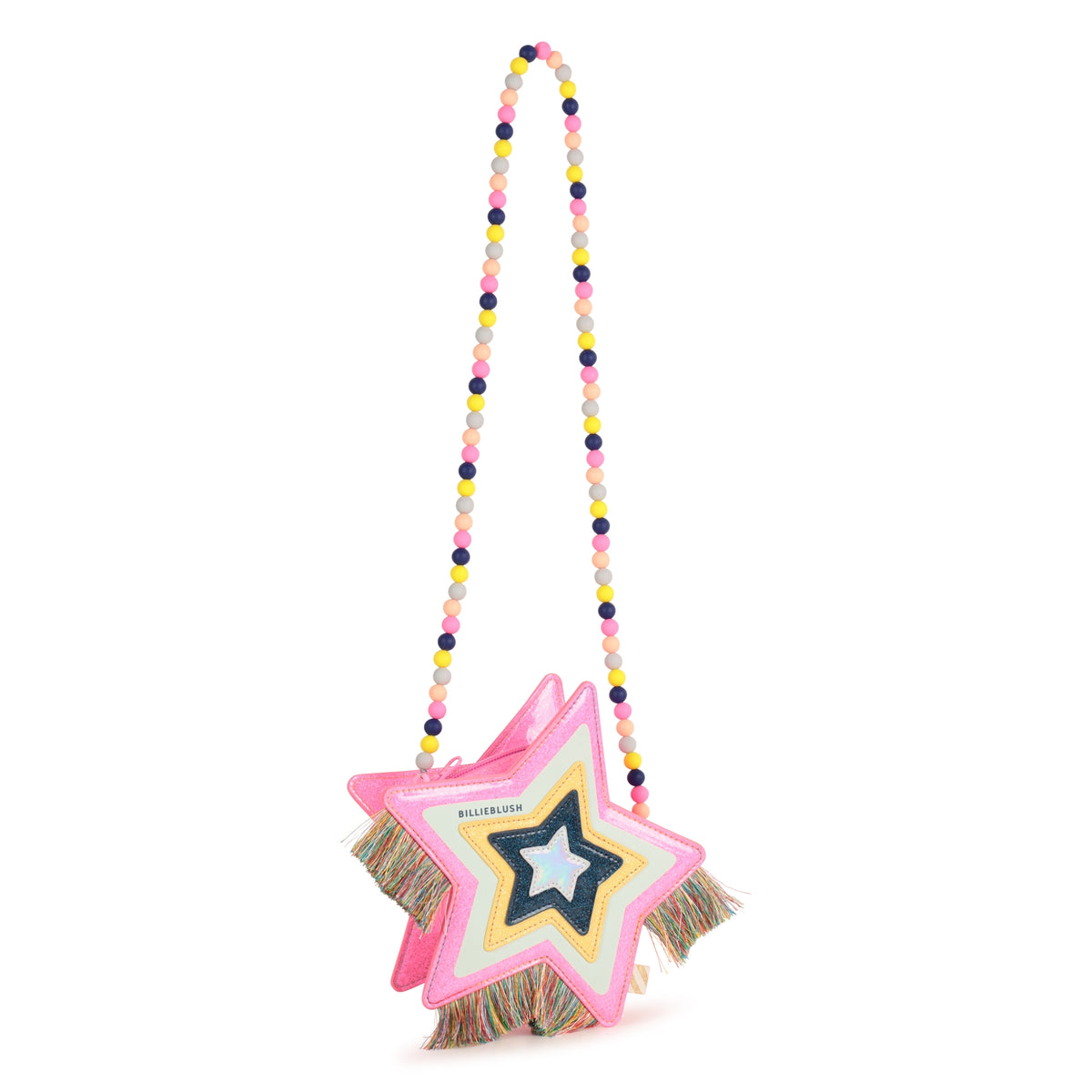 Billieblush Girls Pink Star Crossbody Bag