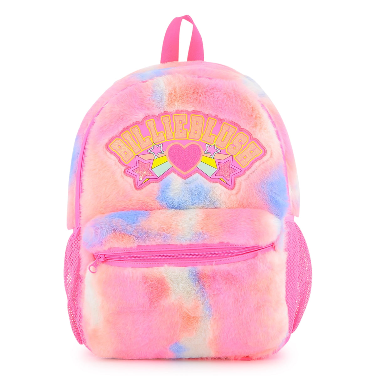 Billieblush Girls Pink Faux Fur Backpack