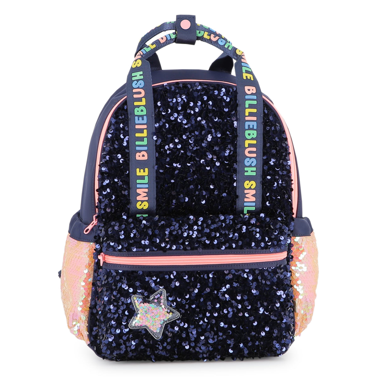 Billieblush Girls Navy Sequin Backpack