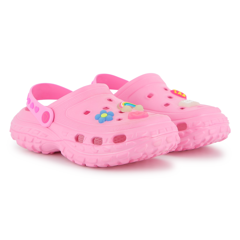 Billieblush Girls Pink Strap Clogs
