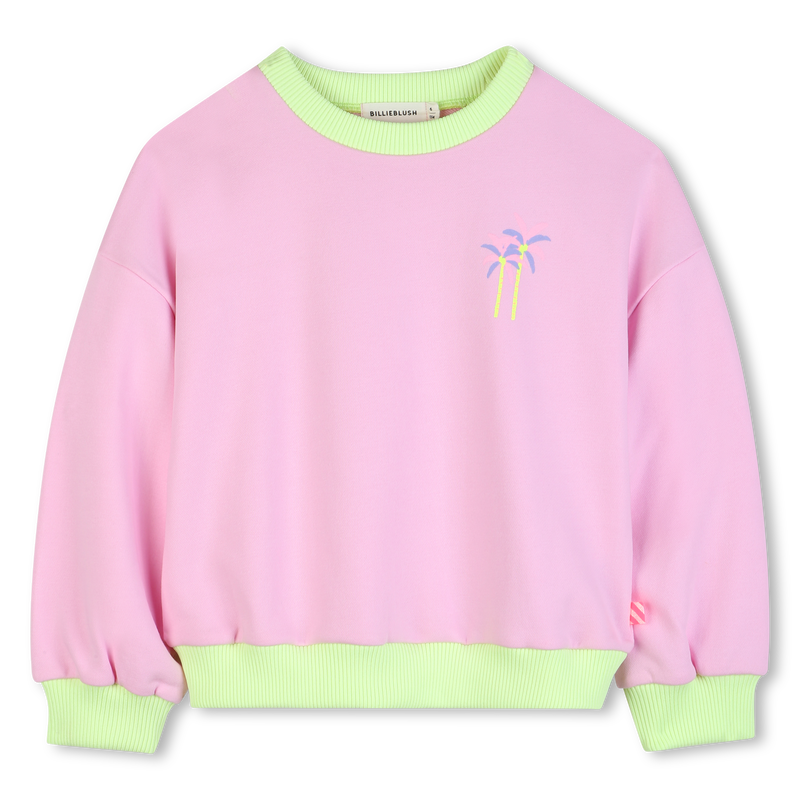 Billieblush Girls Pink Graphic Sweatshirt