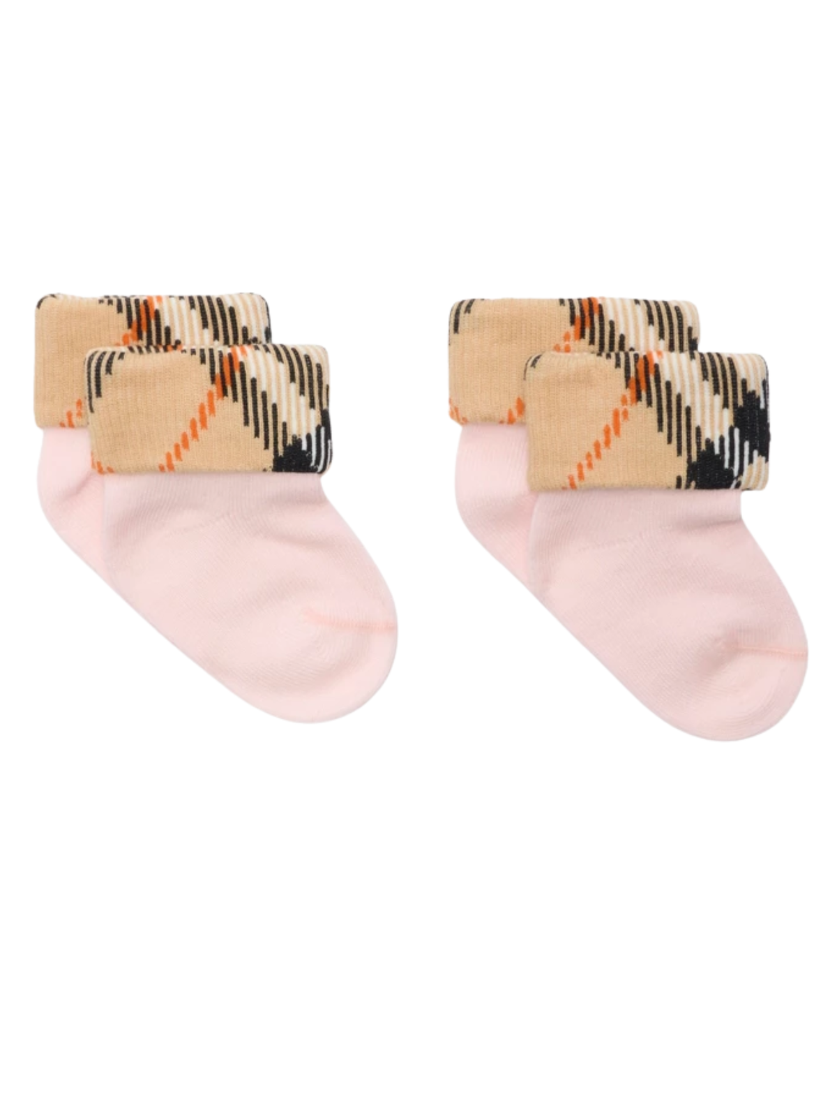 Burberry Baby Pink 2 Pack Socks