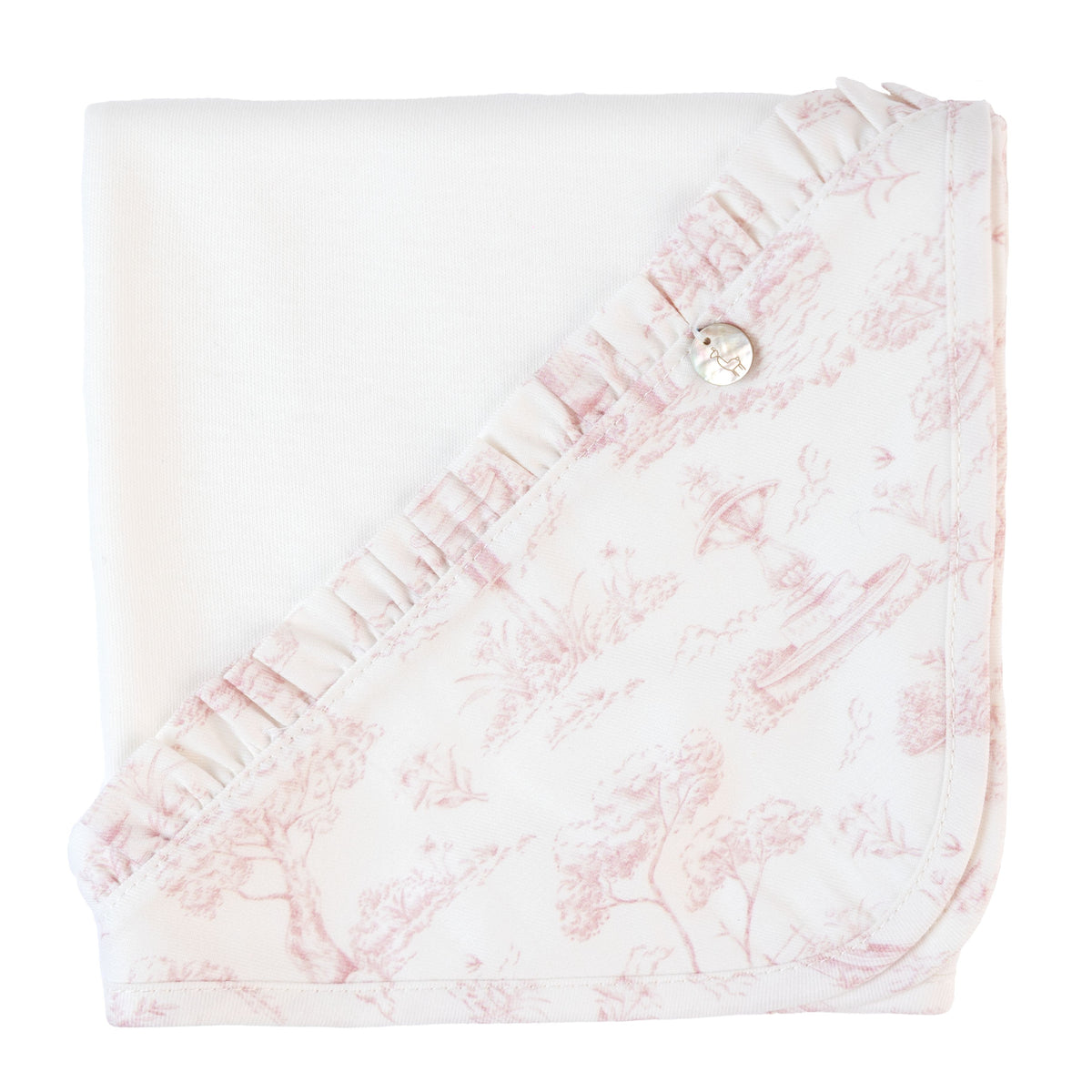 Baby Gi Pink Country Muslin Blanket