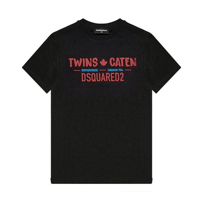 DSQUARED2 Boys Black 'Twins' T-Shirt