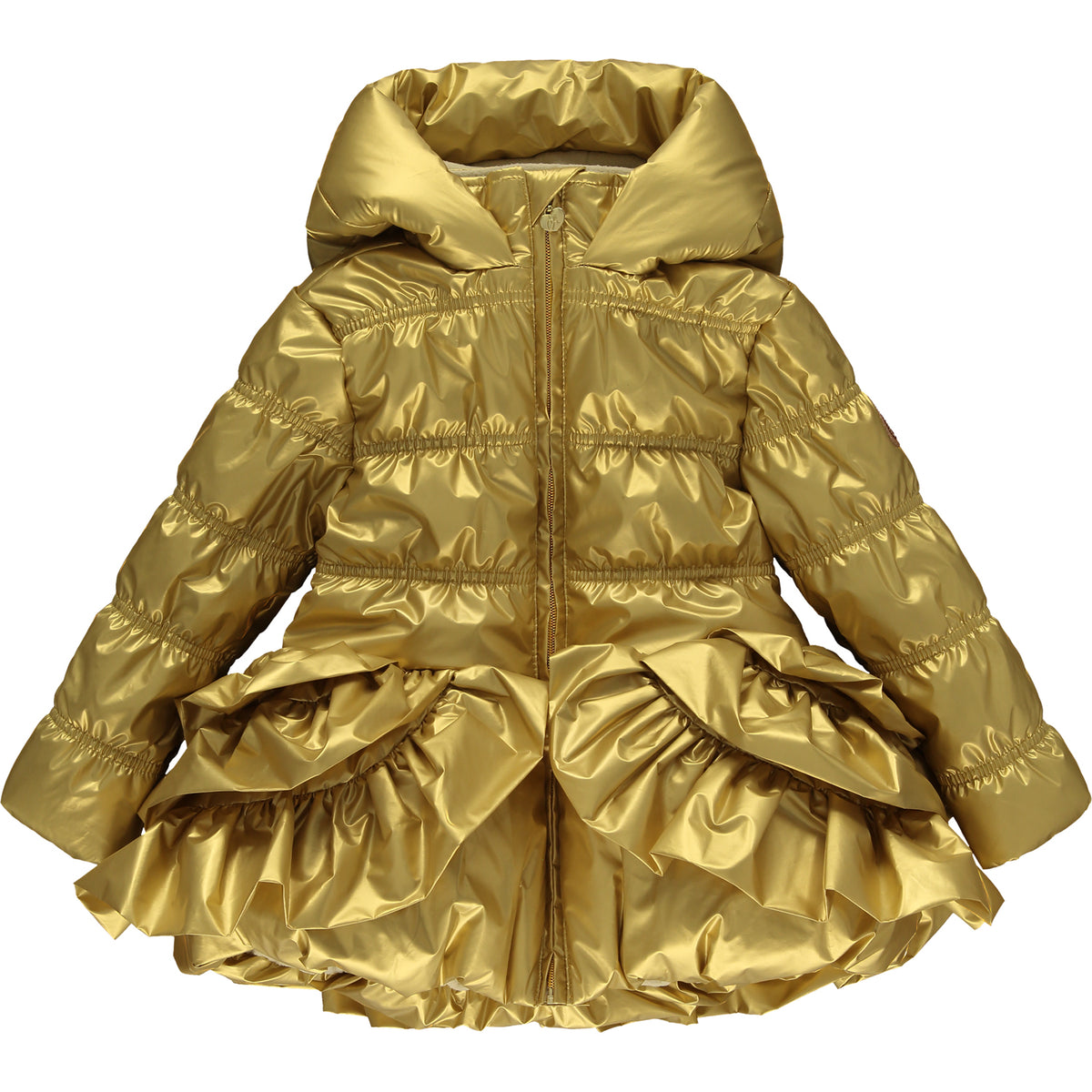 A Dee Gold Shimmer 'Amy' Coat