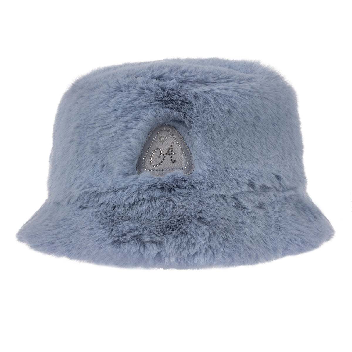 A Dee Girls Blue 'Paloma' Faux Fur Bucket Hat