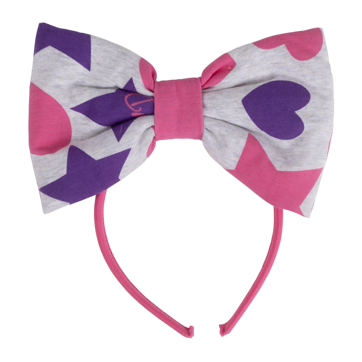 A Dee Girls Pink 'Tina' Heart & Stars Headband