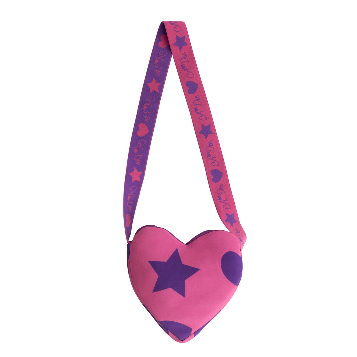 A Dee Girls Pink 'Tiara' Heart & Stars Bag