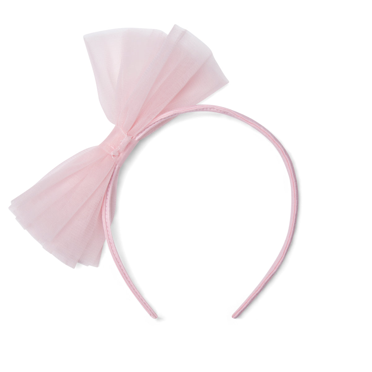 A Dee Girls Pink Lennon Tulle Bow Hairband