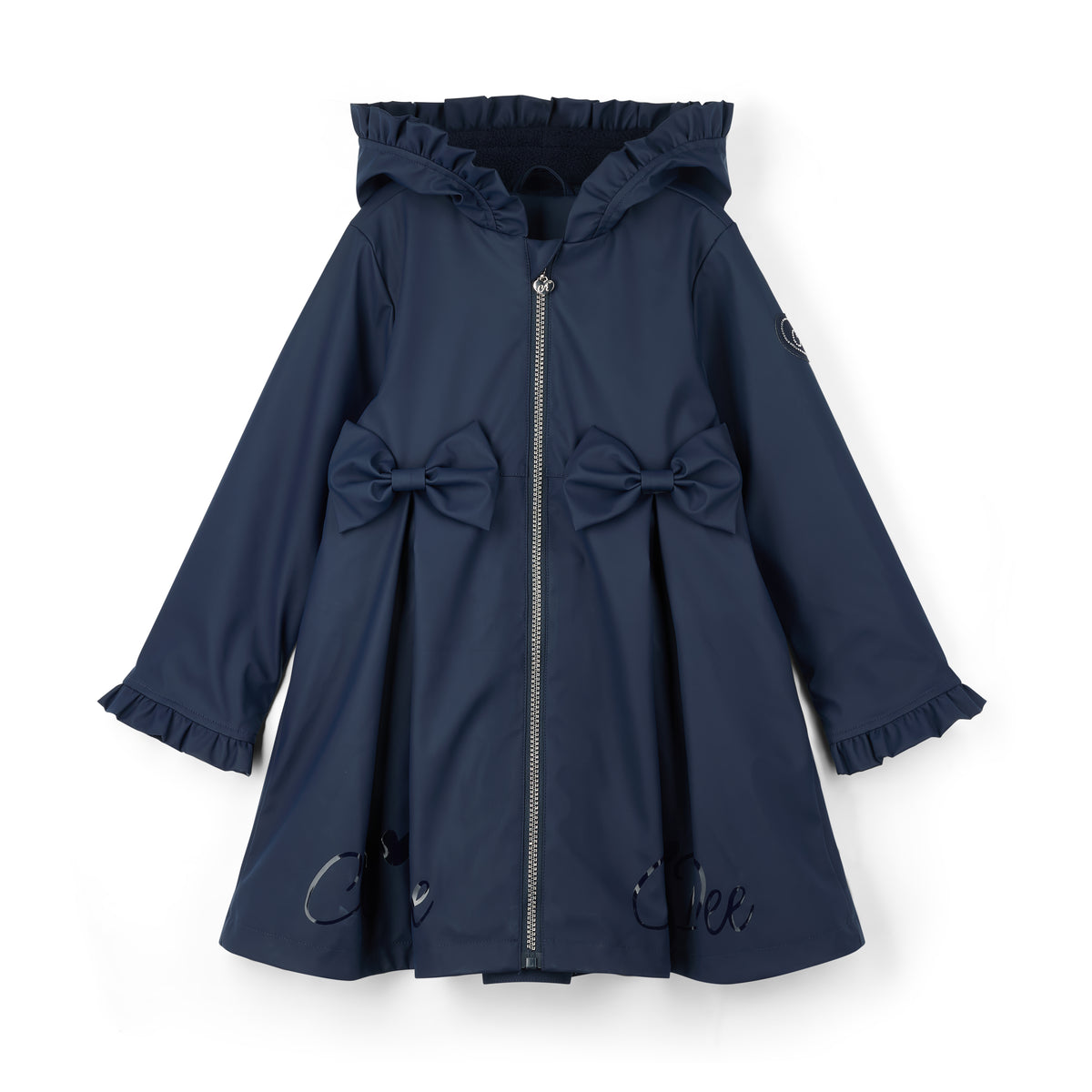 A Dee Girls Navy Nova Raincoat