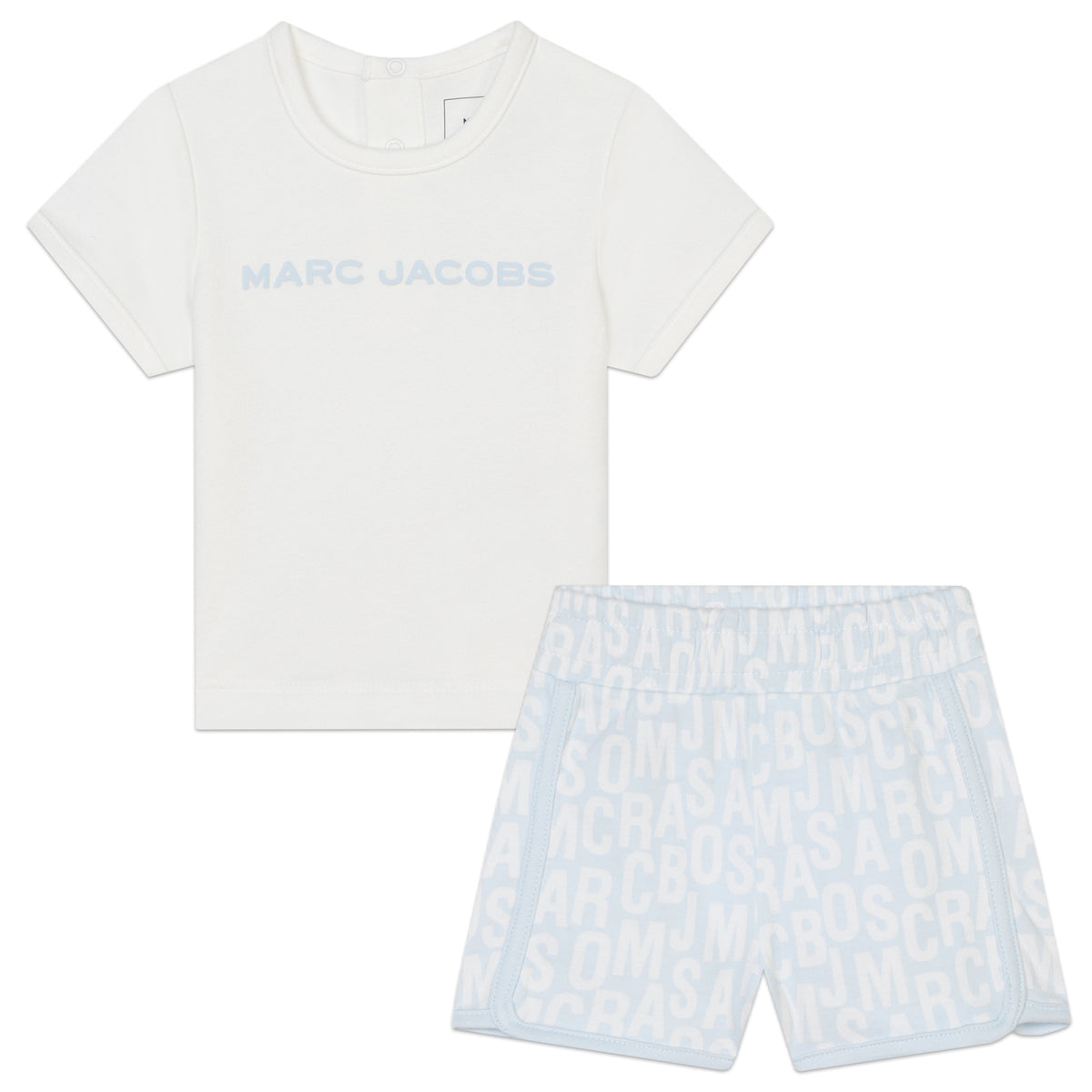 Marc Jacobs Baby Boys Blue Letter Shorts Set