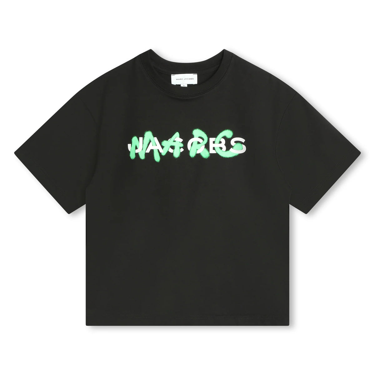 Marc Jacobs Boys Black Graffiti Logo T-Shirt