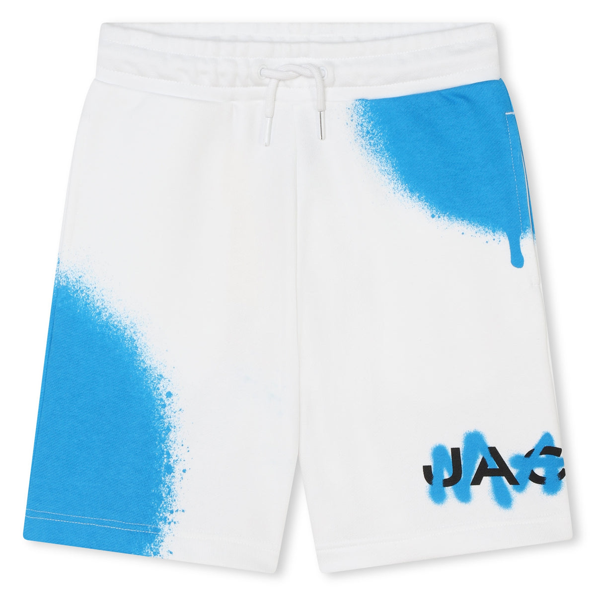 Marc Jacobs Boys White & Blue Graffiti Shorts