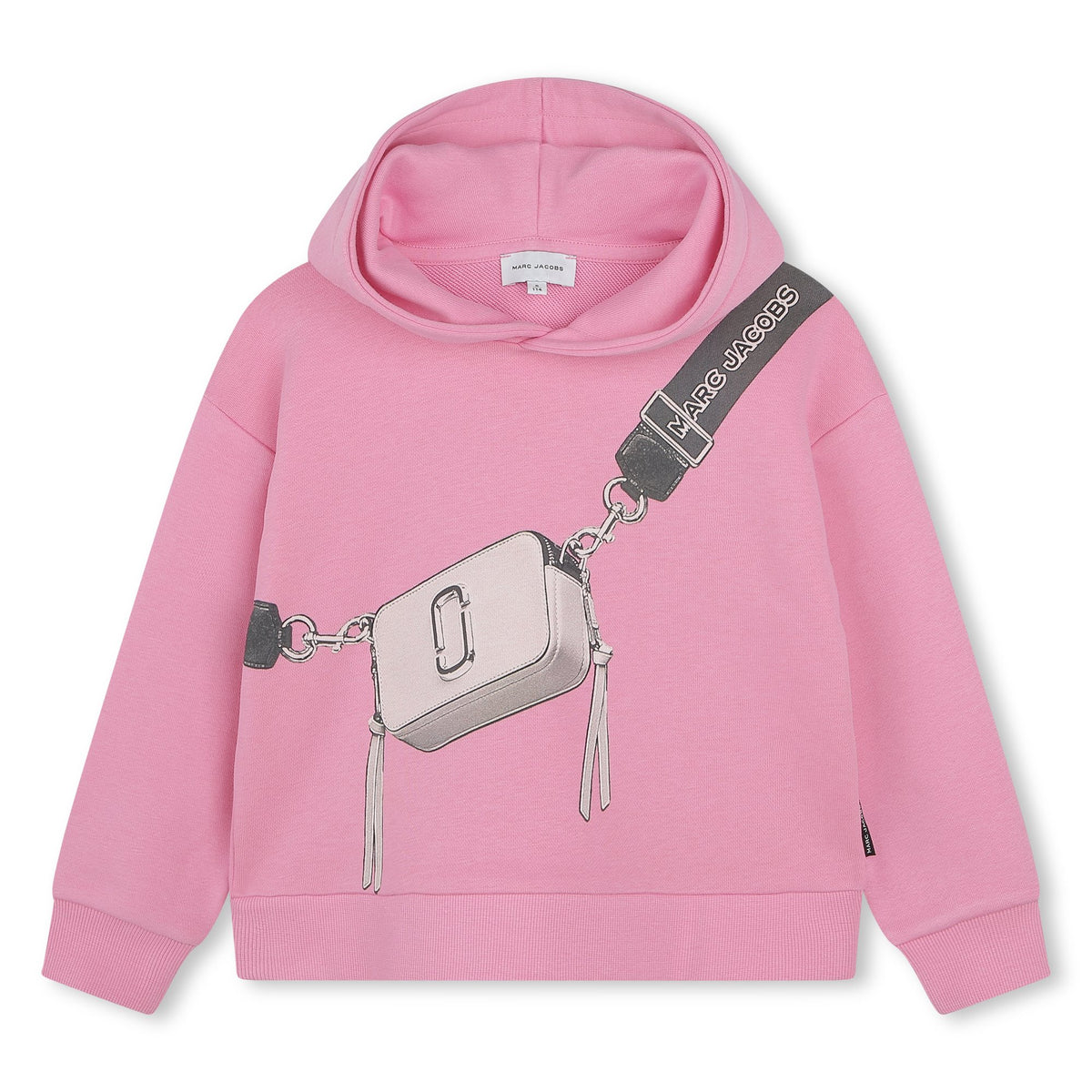 Marc Jacobs Girls Pink Bag Hoodie